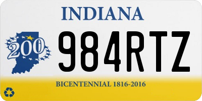 IN license plate 984RTZ