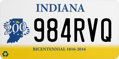 IN license plate 984RVQ