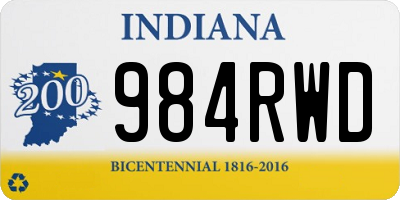 IN license plate 984RWD
