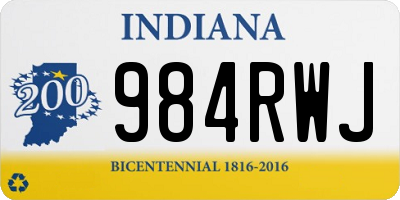 IN license plate 984RWJ