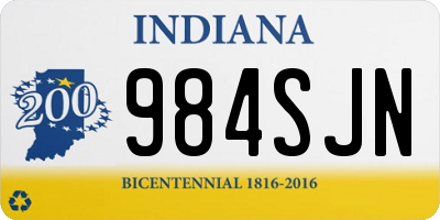 IN license plate 984SJN