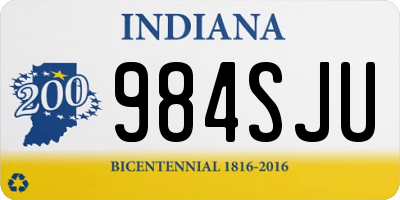 IN license plate 984SJU