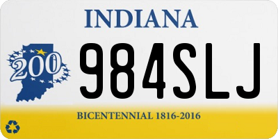 IN license plate 984SLJ