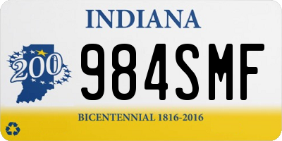 IN license plate 984SMF