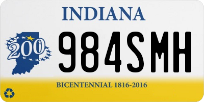IN license plate 984SMH