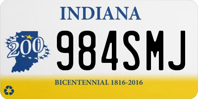 IN license plate 984SMJ