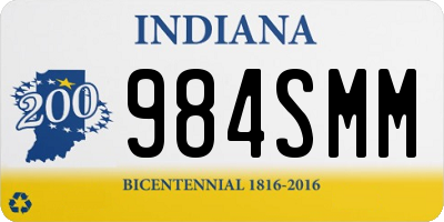 IN license plate 984SMM