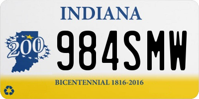 IN license plate 984SMW