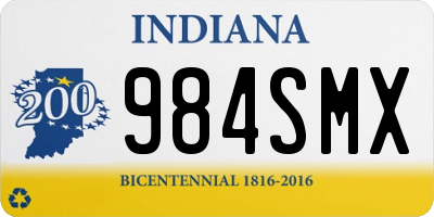 IN license plate 984SMX