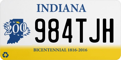 IN license plate 984TJH