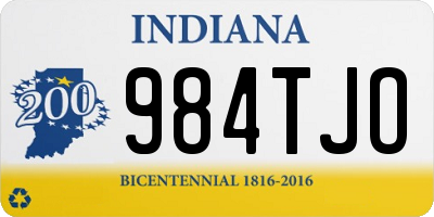 IN license plate 984TJO