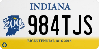 IN license plate 984TJS