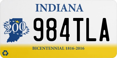 IN license plate 984TLA