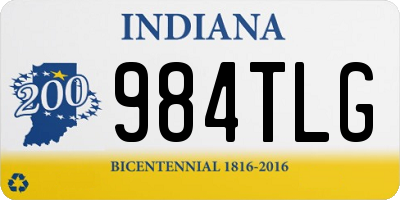 IN license plate 984TLG