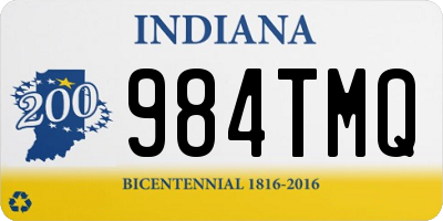 IN license plate 984TMQ