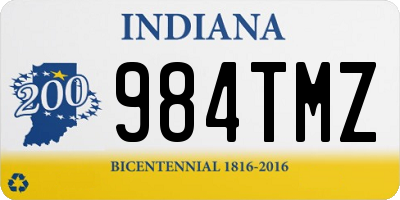IN license plate 984TMZ