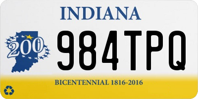 IN license plate 984TPQ