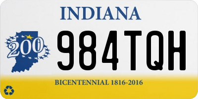 IN license plate 984TQH