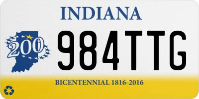 IN license plate 984TTG