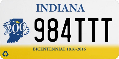 IN license plate 984TTT