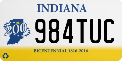 IN license plate 984TUC