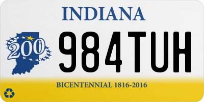 IN license plate 984TUH