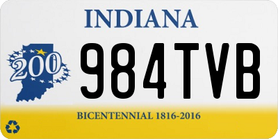 IN license plate 984TVB