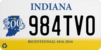 IN license plate 984TVO