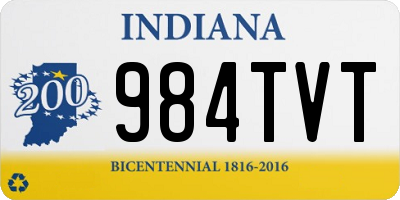 IN license plate 984TVT