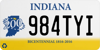 IN license plate 984TYI