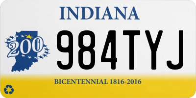 IN license plate 984TYJ