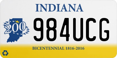 IN license plate 984UCG