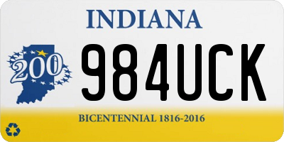 IN license plate 984UCK