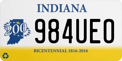 IN license plate 984UEO