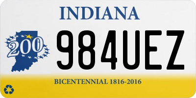 IN license plate 984UEZ