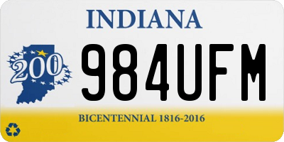 IN license plate 984UFM