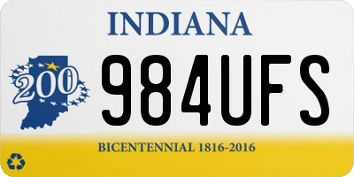 IN license plate 984UFS