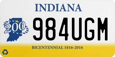 IN license plate 984UGM