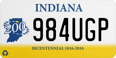 IN license plate 984UGP