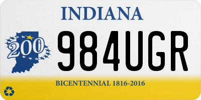 IN license plate 984UGR