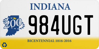 IN license plate 984UGT