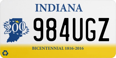 IN license plate 984UGZ