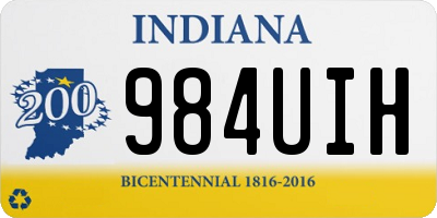 IN license plate 984UIH