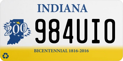 IN license plate 984UIO