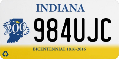 IN license plate 984UJC