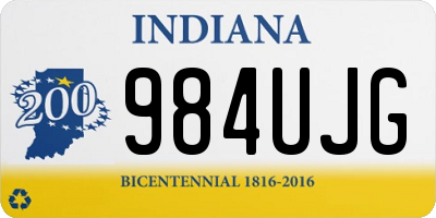 IN license plate 984UJG