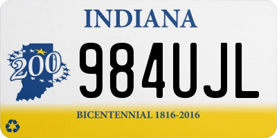 IN license plate 984UJL