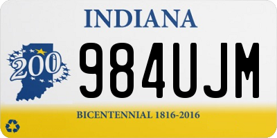 IN license plate 984UJM