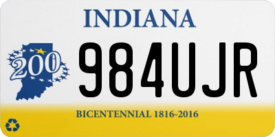 IN license plate 984UJR