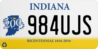 IN license plate 984UJS